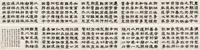  隶书《王纯碑》 卷 纸本