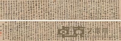  1780年作 行书 卷 纸本 28×334cm