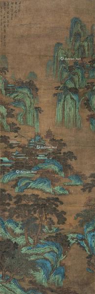  玉宇琼楼 立轴 设色绢本