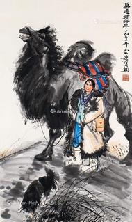  莫道君行早 立轴 纸本