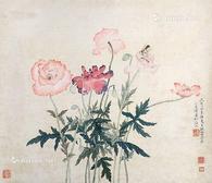  花卉 立轴 纸本
