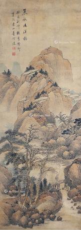  山水 立轴 纸本