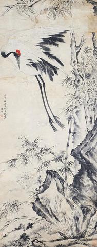  花鸟 立轴 纸本