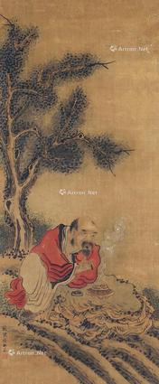  人物 立轴 绢本