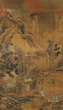  仿贤图 立轴 绢本
