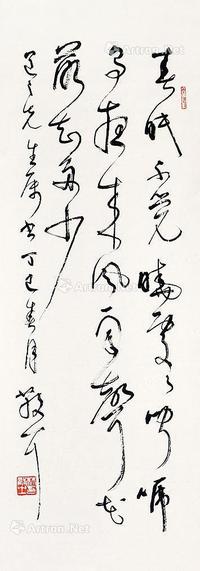  春眠不觉晓 立轴 纸本