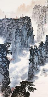  山水 立轴 纸本