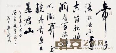  书法 镜片 纸本 44×93cm