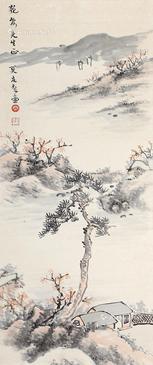  山水 立轴 纸本