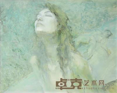  2008年作 双重裸体肖像 布面 油画 80×100cm