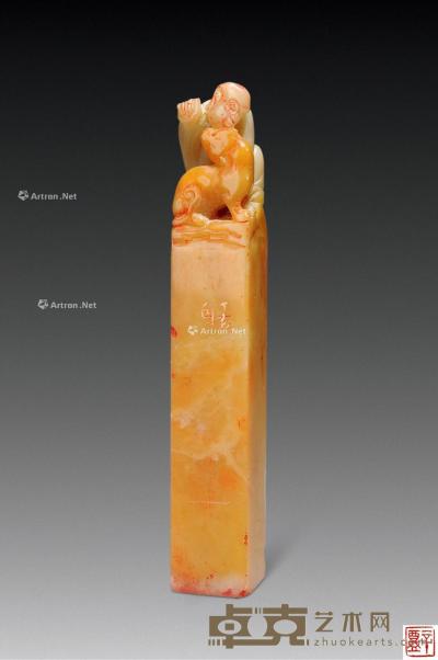  民国 寿石工刻楼辛壶自用印 1.5×1.5×10cm