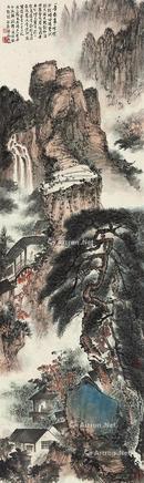  仿石涛山水 立轴