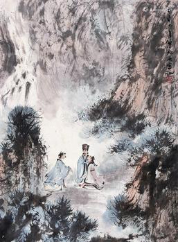  高仕 立轴