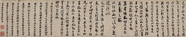  节临王右军法帖 镜片  纸本