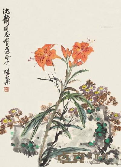 春意盎然 镜片 设色纸本 69×50cm