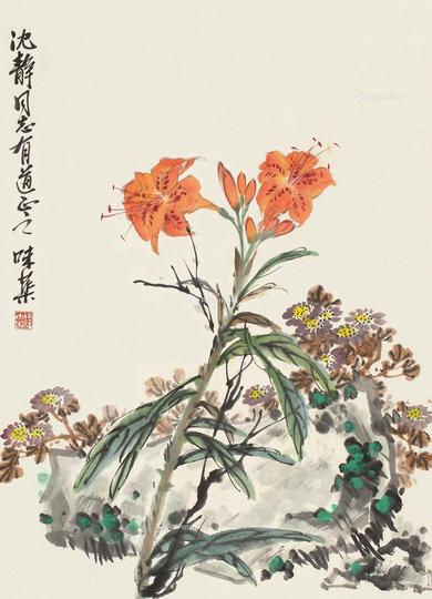  春意盎然 镜片 设色纸本
