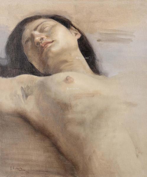  2003年作 女人体 布面油画