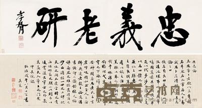  行书乐志论 手卷 纸本 28×127cm