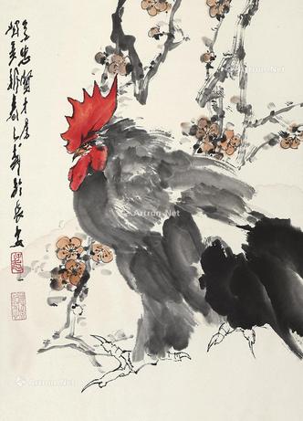  大吉图 镜心 设色纸本