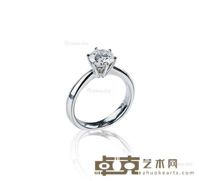  戴比尔斯（De Beers）限量款1.05克拉金镶钻石戒指 --