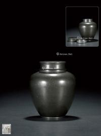  昭和时期·锡制茶叶罐