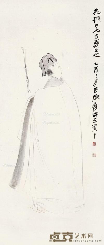 东坡觅句图 立轴 水墨纸本 102×45.5cm