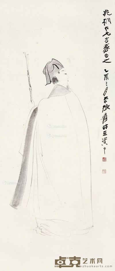  东坡觅句图 立轴 水墨纸本 102×45.5cm