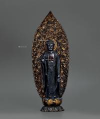  江户时期 木胎释迦佛坐像