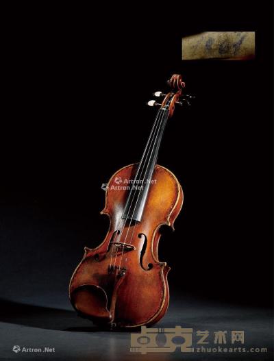  1861年制 意大利古典小提琴 长59cm；宽22cm；高3cm