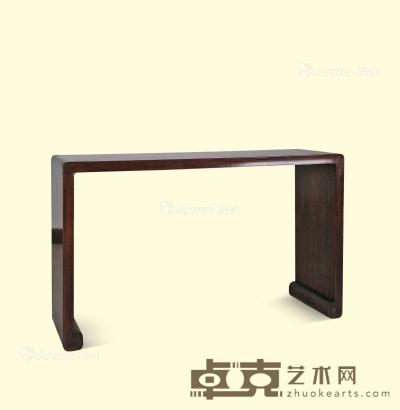  清 黄花梨独板琴桌 120×37×75cm