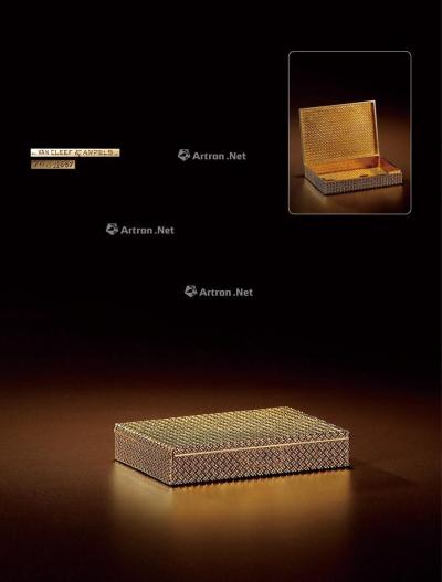  1950年制 梵克雅宝van ceelf Arpels 18K金香烟盒