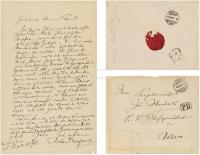  1870年9月16日作 瓦格纳 有关支付报酬的亲笔信