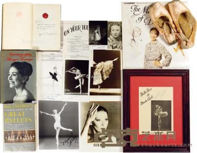  乌兰诺娃等二十世纪伟大芭蕾家手迹合集 --