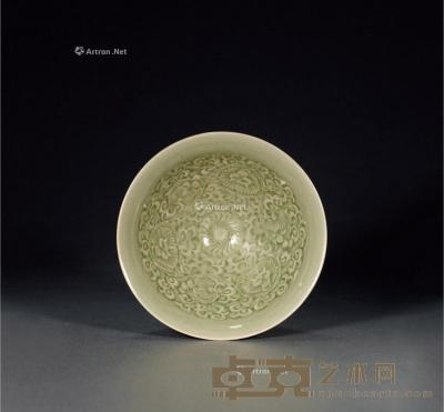  北宋 耀州窑团菊纹大碗 口径18.6cm
