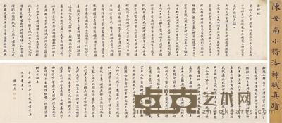 * 清代 洛神赋书法 手卷 241.5×27.5cm