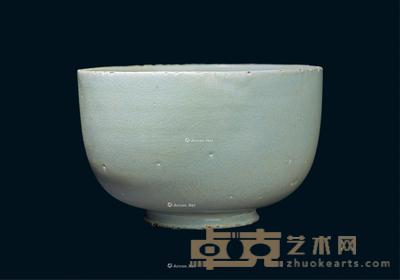 * 清代 清雍正汝窑青釉钵 高12cm;直径19cm;底直径9.3cm