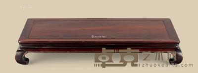  红木长方台 长72.3cm；宽39.2cm；高11.2cm