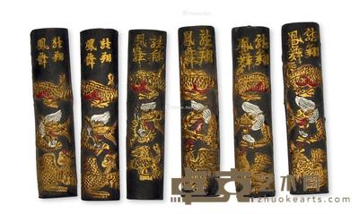 胡开文 墨 长6.5×宽1.4×厚0.8cm×6