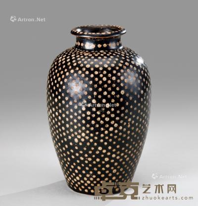  宋代 吉州窑黑釉满天星梅瓶 直径13.2；高20.2cm
