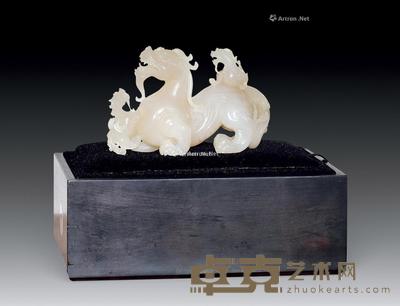 清 字母瑞兽 长12cm;高7.5cm;厚4cm