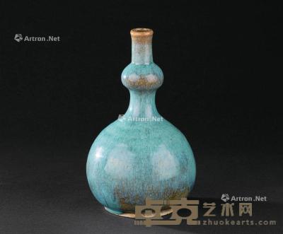 钧窑葫芦瓶 直径12.6；高21.2cm