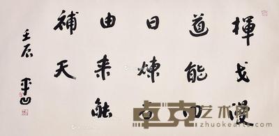 书法 镜片 纸本 68×136cm