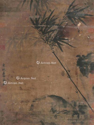 竹 镜片 纸本 62×47cm