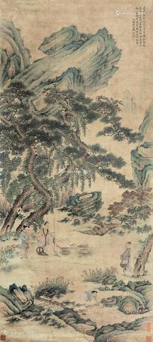  山水 立轴 纸本