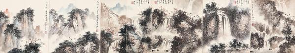  山水 册页 纸本