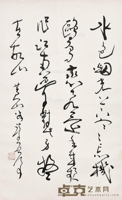  书法 立轴 纸本 68×31cm
