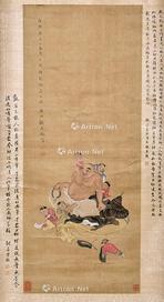  人物 立轴 绢本