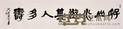 书法 镜片 纸本 34×139cm