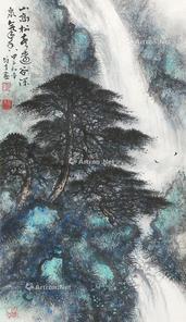  山水 立轴 纸本