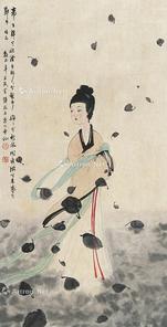  人物 立轴 纸本